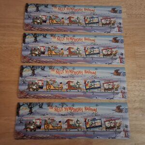 Vintage Disney Stamp Sheets, Silly Symphony Railroad Trains, BEST DEAL ON POSH!